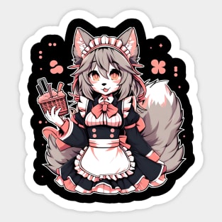 anthro Sticker